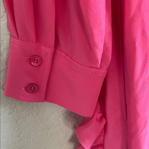 Ulla Johnson Vibrant Pink Ruffle Maxi Dress - Picture 9 of 13